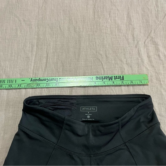 Athleta Women cycling short compression sport running hiking black Size Small - Picture 5 of 7
